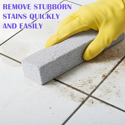 50 Pack Pumice Stone for Cleaning - Bulk Pumice Stone Toilet Bowl Cleaner, Natural Scouring Pads for Hard Water Stains, Rust & Grime Removal on Porcelain, Tile, Grill & Pool Surfaces
