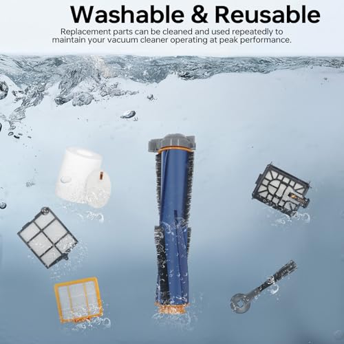 Replacement Parts for Shark AI AV2501S AV2511AE Robot Vacuum Cleaner, 17Pcs - size: Complete Kit - 17 Parts
