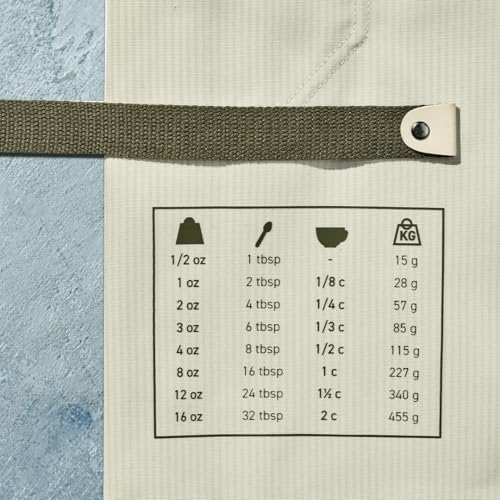 HexClad Eco Modern Chef Apron for Cooking and Grilling, Professional HexTwill Fabric Aprons with Pockets - color: Classic Stripe Forest