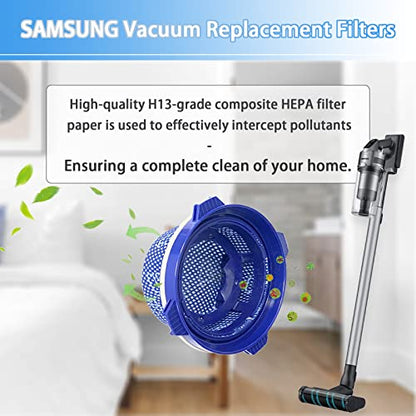 SAMSUNG Jet Vacuum Filters 3-Pack - Washable Micro Filters for Jet 70, 70+, 75, 75+, 90, 60 and VS9000RL - Part Number: DJ97-02649A
