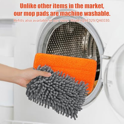 Qaestfy Pack of 2 Chenille Pad Refill Compatible with QAE026 Ceiling Fan Clenae Duster with Long Handle
