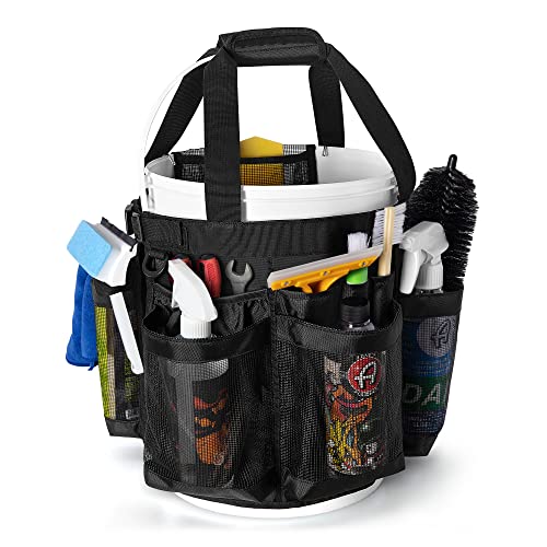 HODRANT 5 Gallon Bucket Organizer with Anti-fall Hooks & Buckle