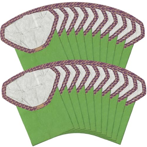 20 Pack 107314 Backpack Vacuum Bags, Compatible with ProTeam 6 QT Vacuum Cleaner, Micro Filter Bags for Vacuum Cleaner, Super Coach Pro 6, ProVac FS 6, GoFit 6, GoFit 6 PLUS (20 Pack) - size: 20 Pack