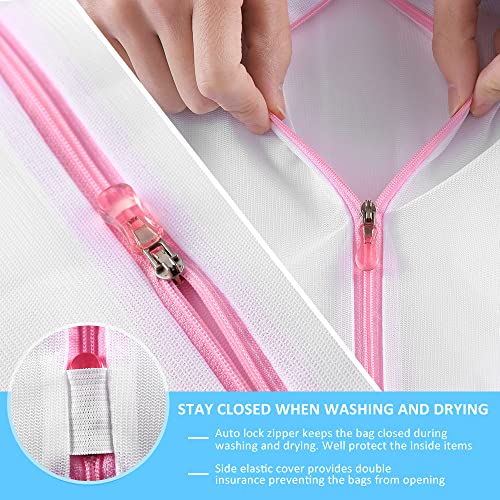 GOGOODA Mesh Laundry Bags for Delicates Durable Protective Wash Bags - size: 1XXL, 1XL,1L,1M,1S,2 bra bags