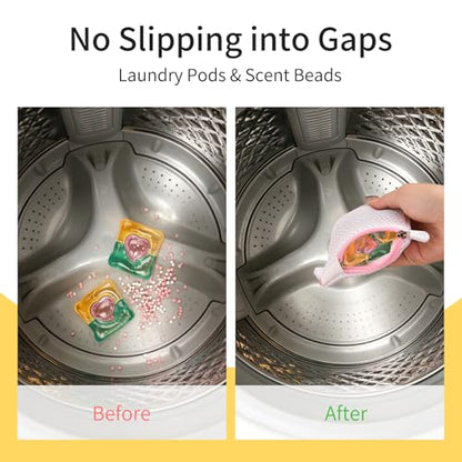 5pcs Laundry Pod Anti-Sticking Bags,Scent Beads Laundry Pouch,Small Mesh Laundry Bags，Durable Polyester Protection Bag For Scent Beads and Detergent Pods