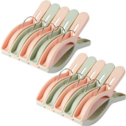 10 Pack Beach Towel Clips for Beach Chairs - color: 10 Pack-2 Color