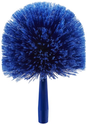 Sparta Round Duster Head, Soft Flagged Bristles, 9 Inch, Blue, 12-Pack