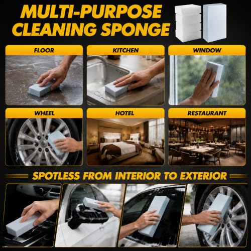 Magic Sponge Melamine Foam Cleaning Eraser Extra Large XL Multi-Purpose(10)