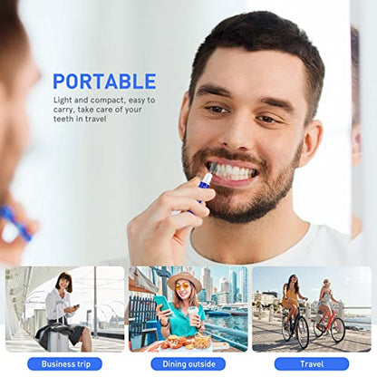 2pcs Portable Oral Dental Tooth Hook Hygeine Cleaning Molars Tool Teeth Stains Remover Plaque Remover - color: 2 Pcs