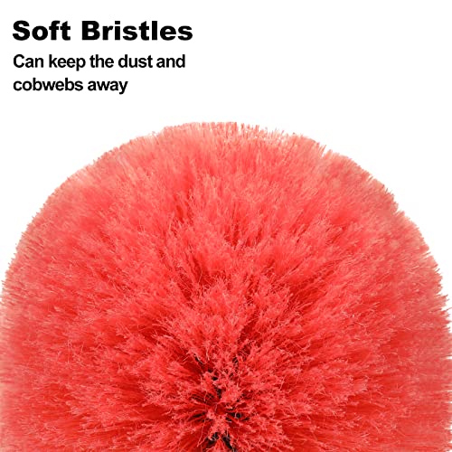 30 Foot High Reach Dusting Kit with 6-24 Foot Extension Pole // High Ceiling and Cobweb Duster with Telescopic Pole // Microfiber and Outdoor & Indoor Extendable Duster Cleaning Kit - size: 24 feet