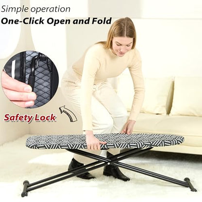 Ironing Board 43''x13'', 7 Adjustable Heights, Compact Design Saves Space - size: 43"L x 13"W
