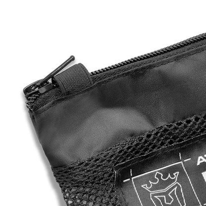 Meister Athlete Wash Bag - Mesh Sports Laundry Bag w/Zipper Lock - Black - style: Wash Bag / 16” Tall X 14.5” Wide