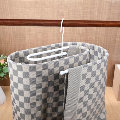 1 PCS Spiral Clothes Drying Rack, Space Saving Hanger for Sheets, Heavy Duty Iron Quilt Drying Rack with 360 Degree Swivel Hook, Laundry Room Storage Organizer for Blankets, Home Balcony