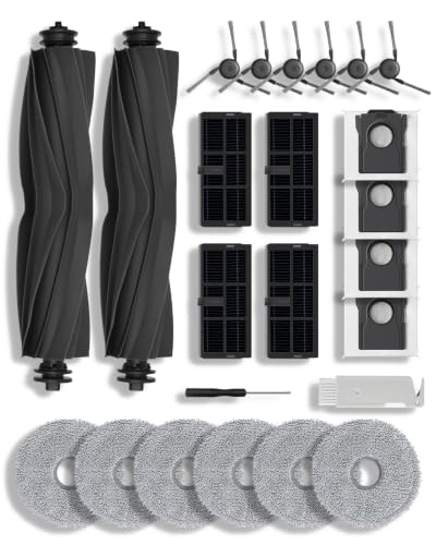 24 Pack Replacement Parts Kit for Dreame L40 Ultra,L40 Ultra Gen 2,X40 Ultra,X40 Master, and for MOVA P10,P50 Pro Ultra Robot Vacuum Cleane - size: L40 Ultra Kit 24pcs