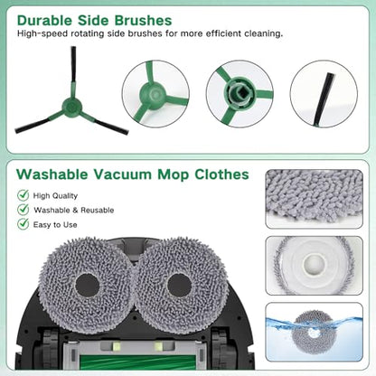 Replacement Parts for Roomba 505X, Plus 405/505/507 Combo Robot Vacuum - color: Plus 405/505 Replacement Parts - Green