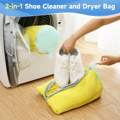 ShoeShaped Shoe Washing Machine Bag for Cleaning,Large13"x15.7"x8.6"