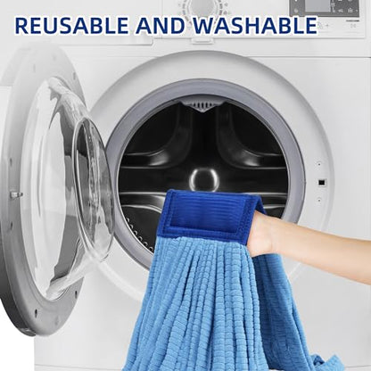 Large Microfiber Tube Mop Heads,Heavy Duty Mop Head,Highly Absorbent,Commercial Mop Head Replacement,Wet Mop Heads Replacement,for Hardwood, Tile, Laminate Floors (Blue 6) - color: Blue 6