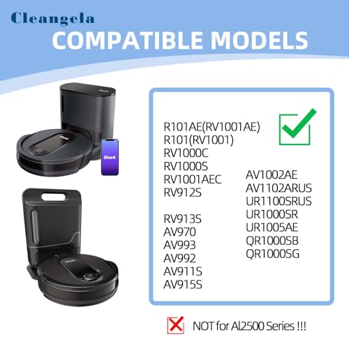 Accessories Kit for Shark IQ RV1001AE AV911S AV1010AE RV1000 Vacuum - color: RV1001AE - 4+1+3+1+1+6+4+1