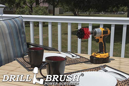 Concrete Pools Cleaning Brush - Monuments and Headstone Restoration Kit - color: Red