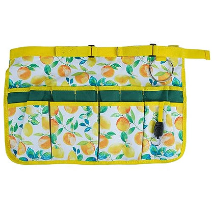 MELOTOUGH Bucket Caddy Organizer Bucket Tool Organizer for Garden Tools Fit 3.5 to 5 Gallon Bucket (Yellow Flower) - color: Yellow Flower
