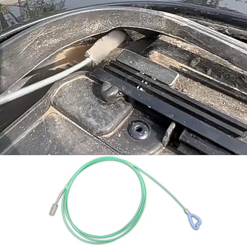 Auto Sunroof Drain Cleaning Tool, Flexible Tube Cleaning Brush, Flexible Drain Brush Extra Long Pipe Cleaners for Car Sunroof, Windshield Wiper Drain Hole (78 Inch)