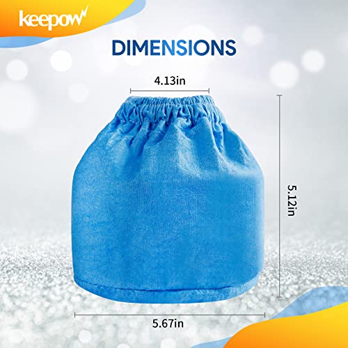 KEEPOW 10 Pack VRC2 Cloth Filter Compatible with Vacmaster - size: 10 Pack
