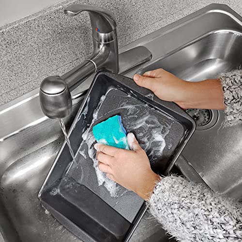 O-Cedar Scrunge Multi-Use Scrub Sponge (Pack of 6) Non-Scratch, Odor-Resistant, All-Purpose Scrubbing Sponge Safely Cleans All Hard Surfaces in Kitchen and Bathroom - size: 6 Count (Pack of 1)