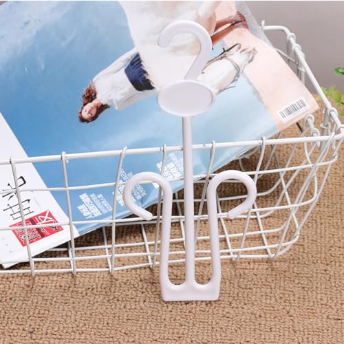 Thickened Plastic Shoe Display Hooks 15pcs for Shop Mall White - color: White