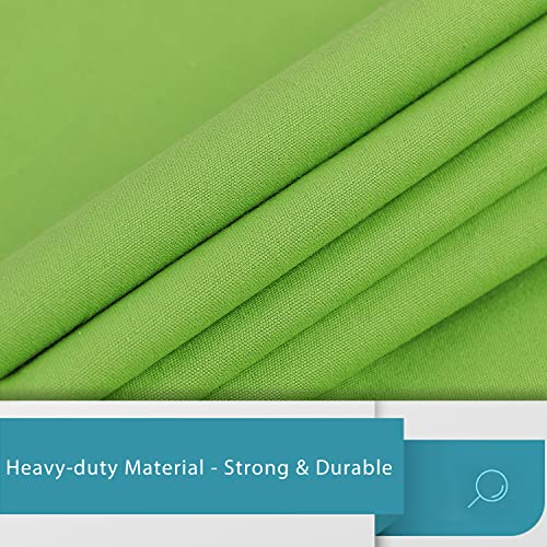LOLOMLO Extra Large Canvas Laundry Bags with Handles & Drawstring Closure, Heavy Duty Tears Resistant Clothes Storage Travel Bags,25.5"x34",Green - color: Green