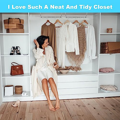 10 Pack Space Saving Hangers, Closet Organizers & Storage for Clothes, Gray - color: Gray