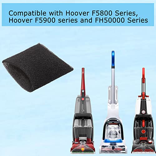 4 Pack Foam Tank Filter Compatible with Hoover Steam Vacuum Cleaner F5800 Series