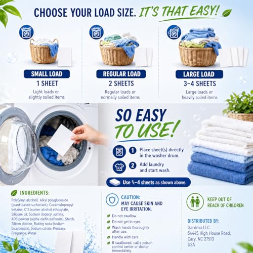 Wool Dryer Balls XL 6-Pack – Organic Wool Dryer Balls for Laundry Reusable, Natural Fabric Softener, Reduces Drying Time, Static, Wrinkles & Clumping (Laundry Eco Sheets (Fresh Linen Scent) - 3 Packs) - color: Laundry Eco Sheets (Fresh Linen Scent) - 3 Pa
