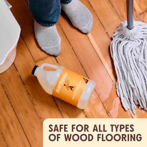 Aunt Fannie's Hardwood Floor Cleaner, Vinegar-Free, Lemon, 64 oz