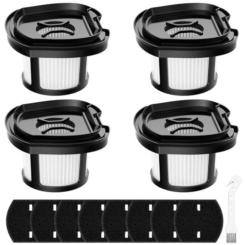 4 Pack 2284W 2390A Vacuum Filter for Bissell Pet Hair Eraser Hand Vacuum