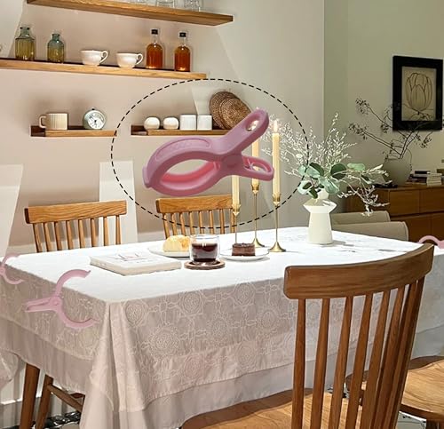 Plastic Clothes Pins Spring Clips Heavy Duty Laundry Clothespins Beach Towel Clips Clothes Pins Air-Drying Clothing Pin ，Set of 8 (Pink) - color: Pink