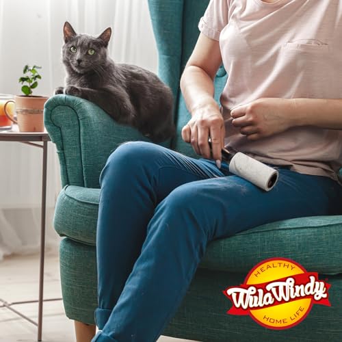 WulaWindy Extra Sticky Lint Rollers for Pet Hair, 240 Sheets, 4-Pack - size: 4 Pack
