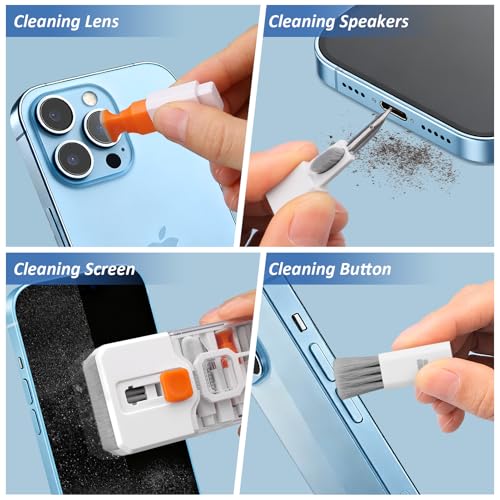 2 Pack Keyboard Cleaner & Laptop Cleaning Kit, All-in-1 for Computer PC - color: Multi