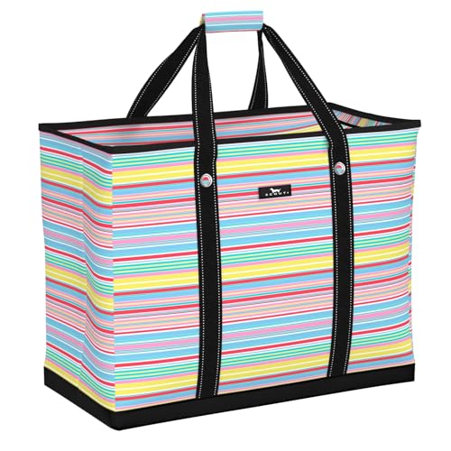 SCOUT 4 Boys Zip Tote - XX-Large Beach Tote, Zips Shut - color: Ripe Stripe