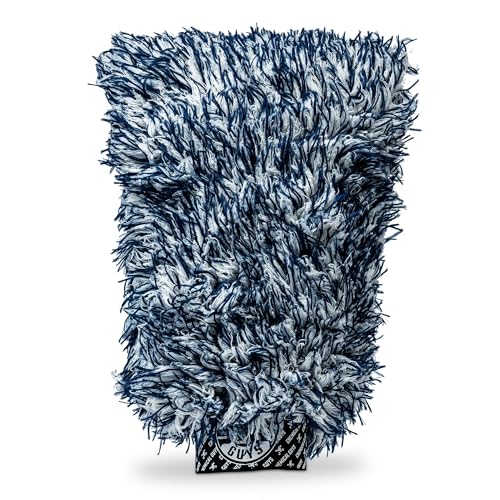 Chemical Guys, The Dually Dual-Fiber Wet-Dry Microfiber Wash Mitt, Blue - size: 1 Pack, style: Wash Mitt