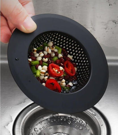 AJOMAN Kitchen Sink Drain Strainer Basket and Sink Drain Stopper, Sink Strainers for Kitchen Sink, Food Catcher(Matte Black, 4 Pieces Total) - size: Sink Strainers & Stoppers(4 pcs total)