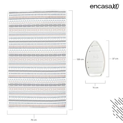 Encasa XO Ironing Mat, Heat Resistant Pad 48"x28" Aztec - color: Aztec, size: Large