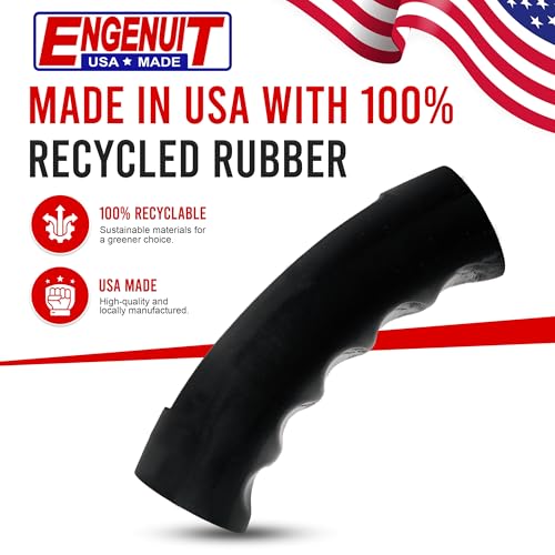 USA-Made Bucket Grip for 1-5 Gallon Buckets, Ergonomic, Durable Handle Grip for Heavy-Duty Buckets | Easy to Install, Comfortable for Gardening, Construction, DIY | Fits 5 Gal Handles - Pack of 1 - size: Pack of 1