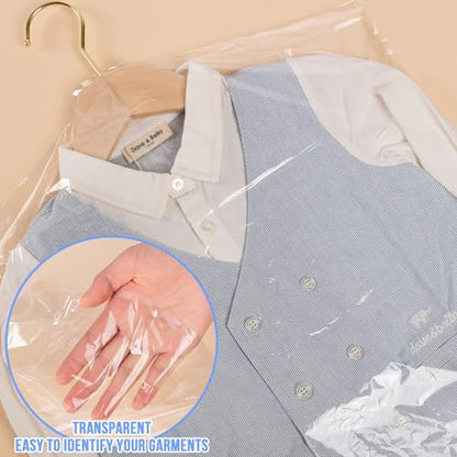 97 Pack Dry Cleaner Bags, 45x70cm - size: 45 x 70 cm
