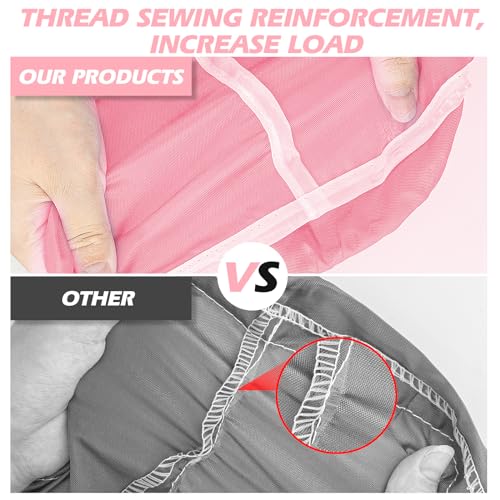 Isink Laundry Bag,2 Pack Travel Laundry Bags for Dirty Clothes,Large Laundry Bags for Camping & Traveling,Dirty Clothes Travel Bag,24" x 36" (Cyan + Pink) - color: Laundry Bags (Cyan + Pink)