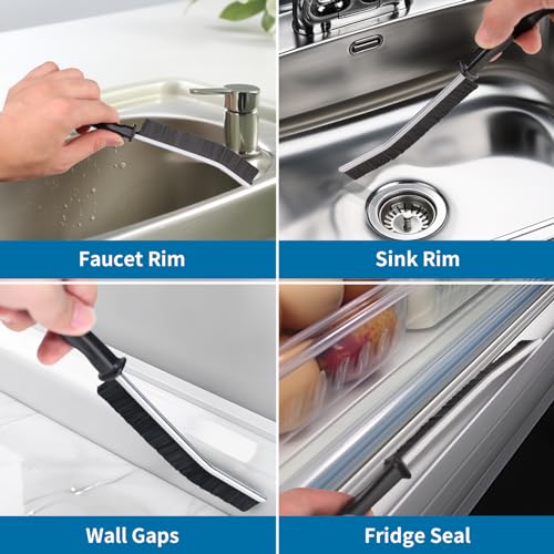 2Pcs Crevice Cleaning Brush Scrub Grout Cleaning Supplies Tools (Style 2) - style: Style 2