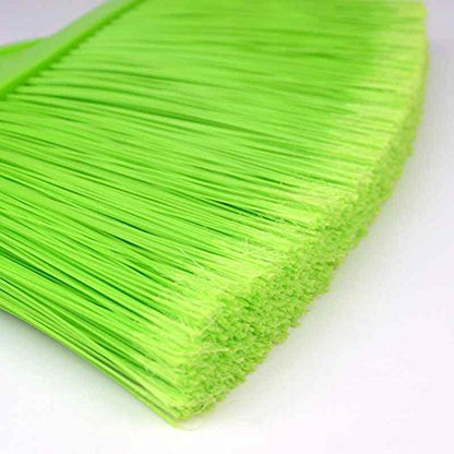 Three-Section Telescopic Aluminum Alloy Rod Long-Handled Broom for Housekeeping Garden Camping Outdoor&Indoor, 3 CPS Green - color: 3pcs Green