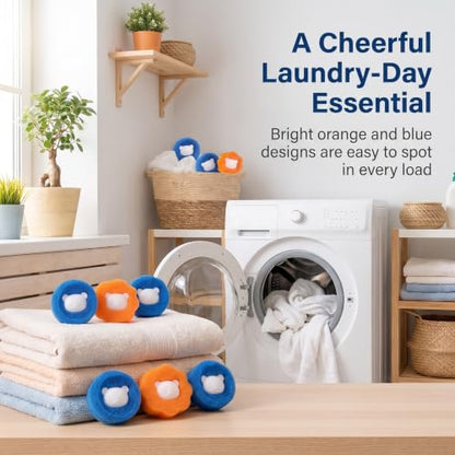 3Pcs Mix Colors Reusable Hair Remover for Washing Machine and Dryer - Laundry Ball Catcher for Clothing, Dog, Cat, Pet Lint Removal