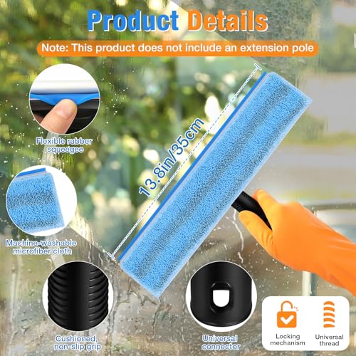 SOBONNE Window Squeegee for Home Window Cleaning