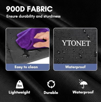 Ytonet Extra Large Cleaning Caddy for Cleaning Supplies, Housekeeping Tote - color: Black, size: X-Large
