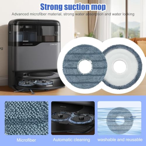 C20 Omni Replacement Parts Kits for Eufy C20 Omni Robot Vacuum Cleaner 1 Roller Brush | 4 Side Brushes | 4 Filters | 4 Mops | 4 Dust Bags-17Pack - style: C20 Kits